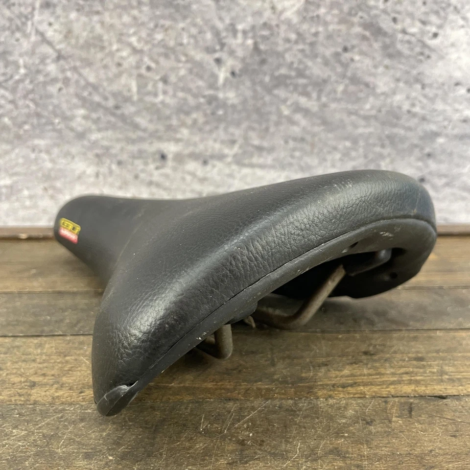 Asiento de bicicleta GT Supersoft negro Velo 218-1 sillín cómodo 380 g acero rasguños Foto 3 de 4