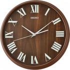 Seiko Wall Clock - Wooden Finish - White Details - Quartz Movement - QXA810Z