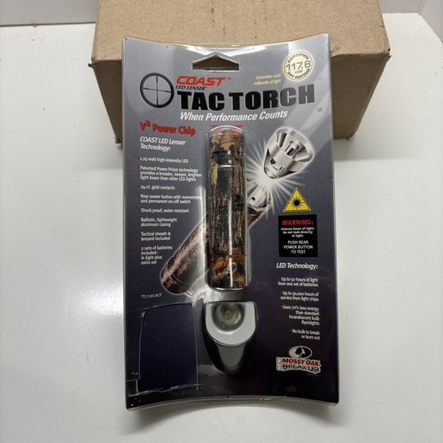 Coast Led Lenser Tac Torch Mossy Oak Led (No Batteries)