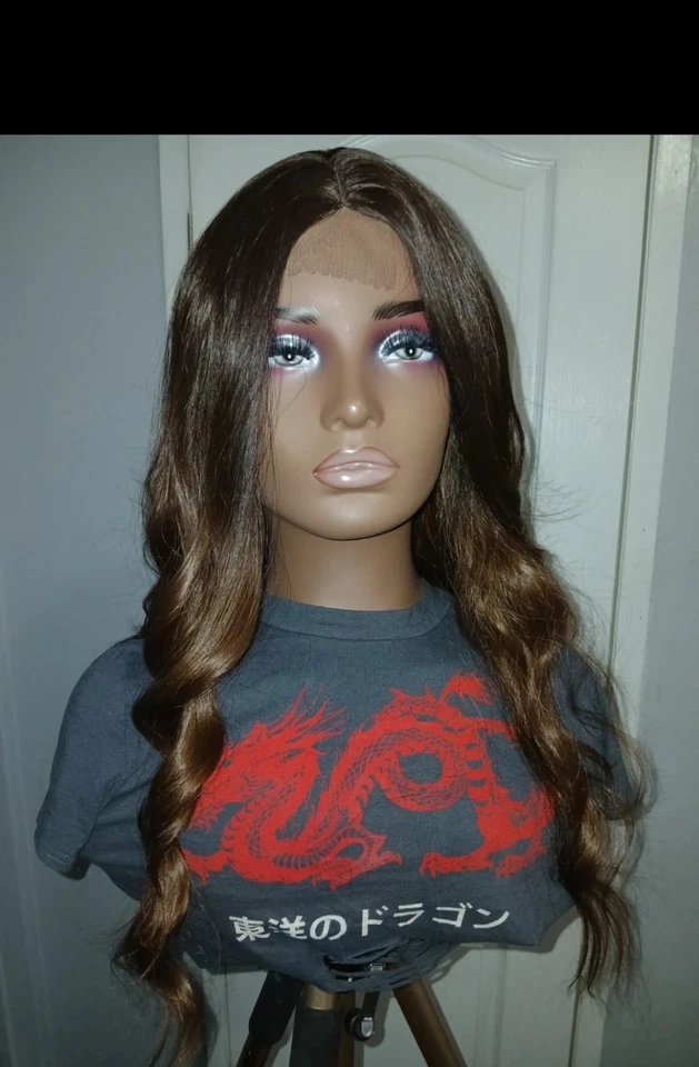 pelucas sintéticas para mujer encaje delantero Foto 3 de 4