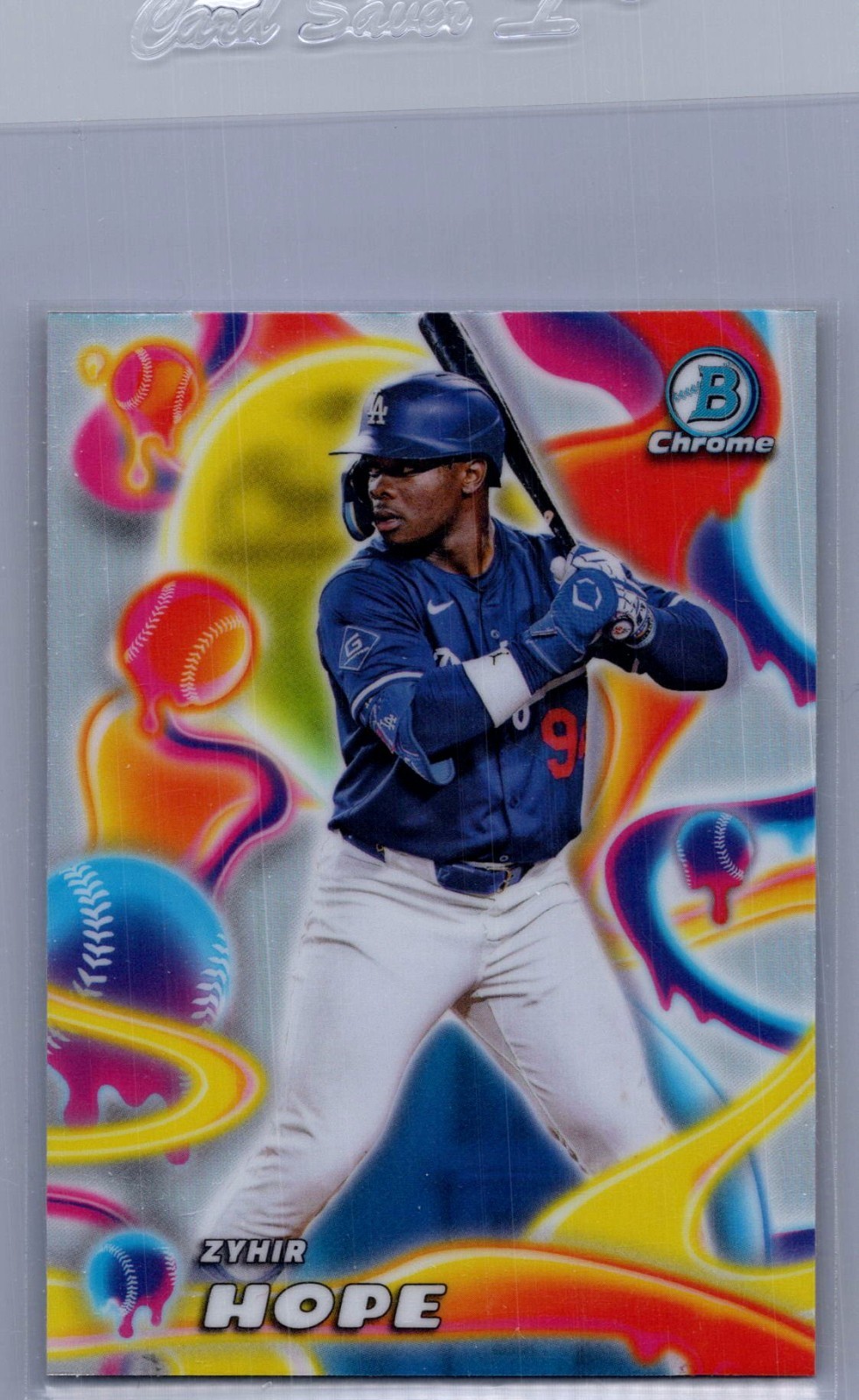 2025 Bowman Zyhir Hope Chrome Melt Mashers Insert LAD