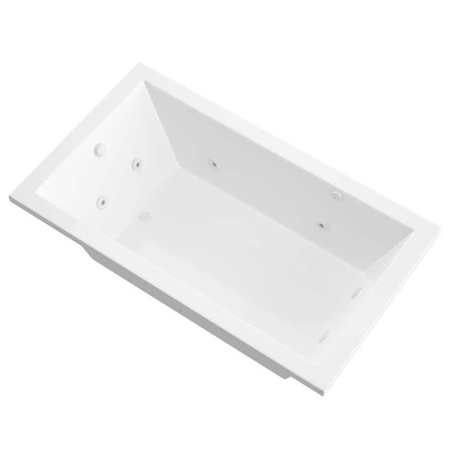 Sapphire Series 60 in. x 32 in. Rectangular Whirlpool Bathtub with Right Drain - Picture 1 of 12