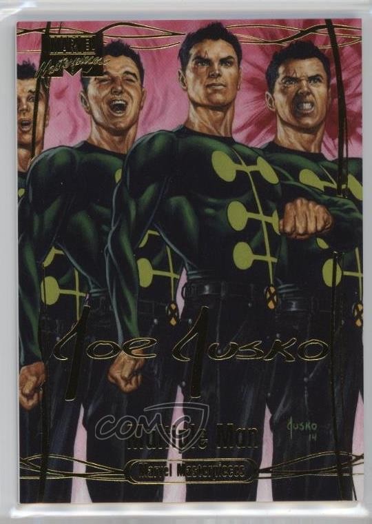 2016 Marvel Masterpieces Gold Foil Signature Series Level 1 Multiple Man #10 4et