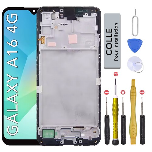 Ecran Complet Remplacement pour Samsung Galaxy A16 4G SM-A165F, SM-A165M/DS +Kit - Photo 2 sur 8