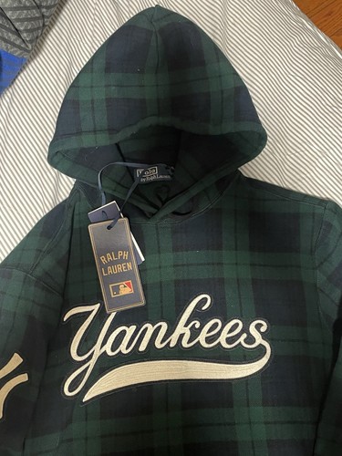 Polo Ralph Lauren Limited Edition MLB NY Yankees Fleece Hoodie + hat both small - Picture 4 of 5