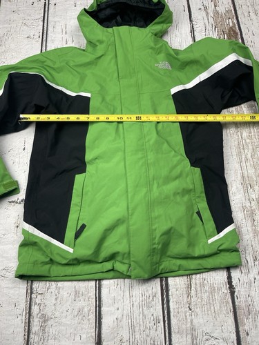 The North Face Jacket Youth Large Green HyVent Hooded Full Zip Outdoors - Picture 9 of 9