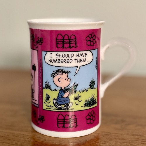 Peanuts Calendar Collection Cup Mug May Flowers The Danbury Mint Charles Schulz - Picture 4 of 11