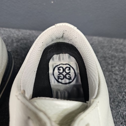 Chaussures de golf G/Fore Gallivanter homme pointure 9,5 larges cuir galet blanc à lacets - Photo 13/15