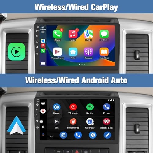 Autoradio Stereo Android 13 für Dodge Ram 1500 2500 3500 2009 2010 2011 2012 - Bild 2 von 8