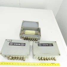 10" x 6" x 3-1/2" Electrical Enclosure Junction Box Screw-On Cover Lot Of 3