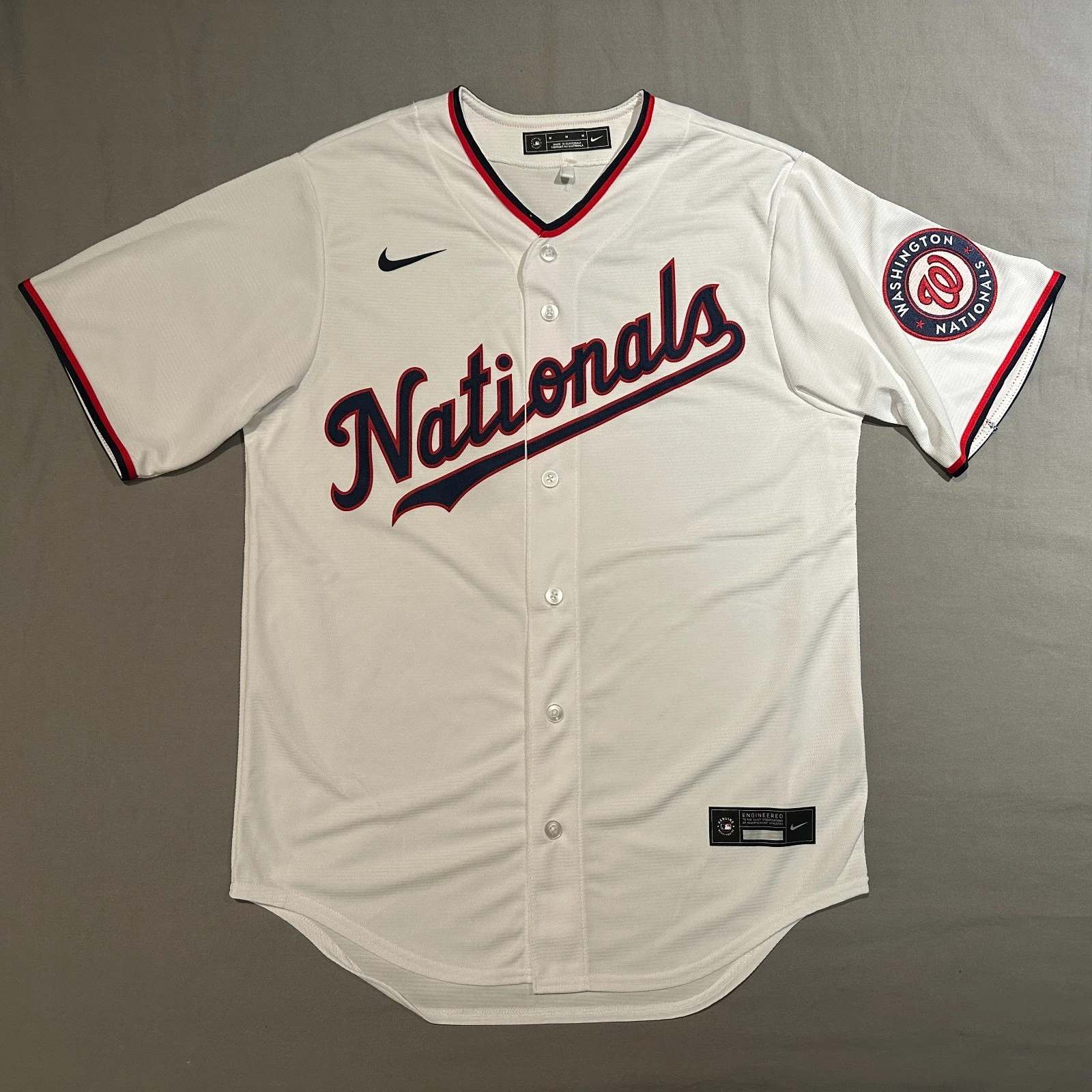 Washington Nationals Nike Limited White Home Jersey Medium