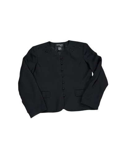 Black Embroidered Blazer - Picture 1 of 4