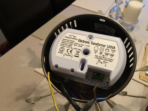 Transformateur Halogène Eaglerise SET120CK - 120W, Entrée 220-240V, Sortie 11.5V (remplace SET110CS)