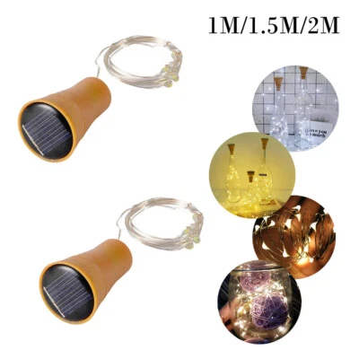 1m/1.5m/2m LED Lichterkette Kupferdraht LED Lichterkette Warmweiß Lichterketten - Bild 1 von 4