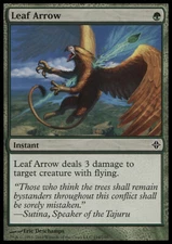 Magic the Gathering MTG Leaf Arrow (194) Rise of the Eldrazi   LP