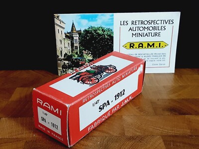 DV11916 RAMI JMK METAL 1/43 SPA Course 1912 Ref 29 Variante 4 A