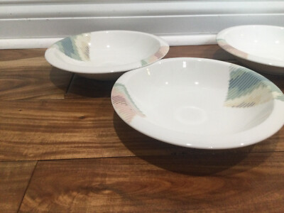 lot 2 Mikasa Maxima  Bowl New Balance Bowl Rim Soup Bowls 8'' DISCONT exc USED
