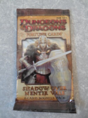 DUNGEONS & DRAGONS FORTUNE CARDS - SHADOW OVER NENTIR VALE, 8 CARD BOOSTER PACK!