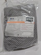 Blue Snail Baby Gray Textured Soft Changing Table Fitted Sheet Portable Stretchy