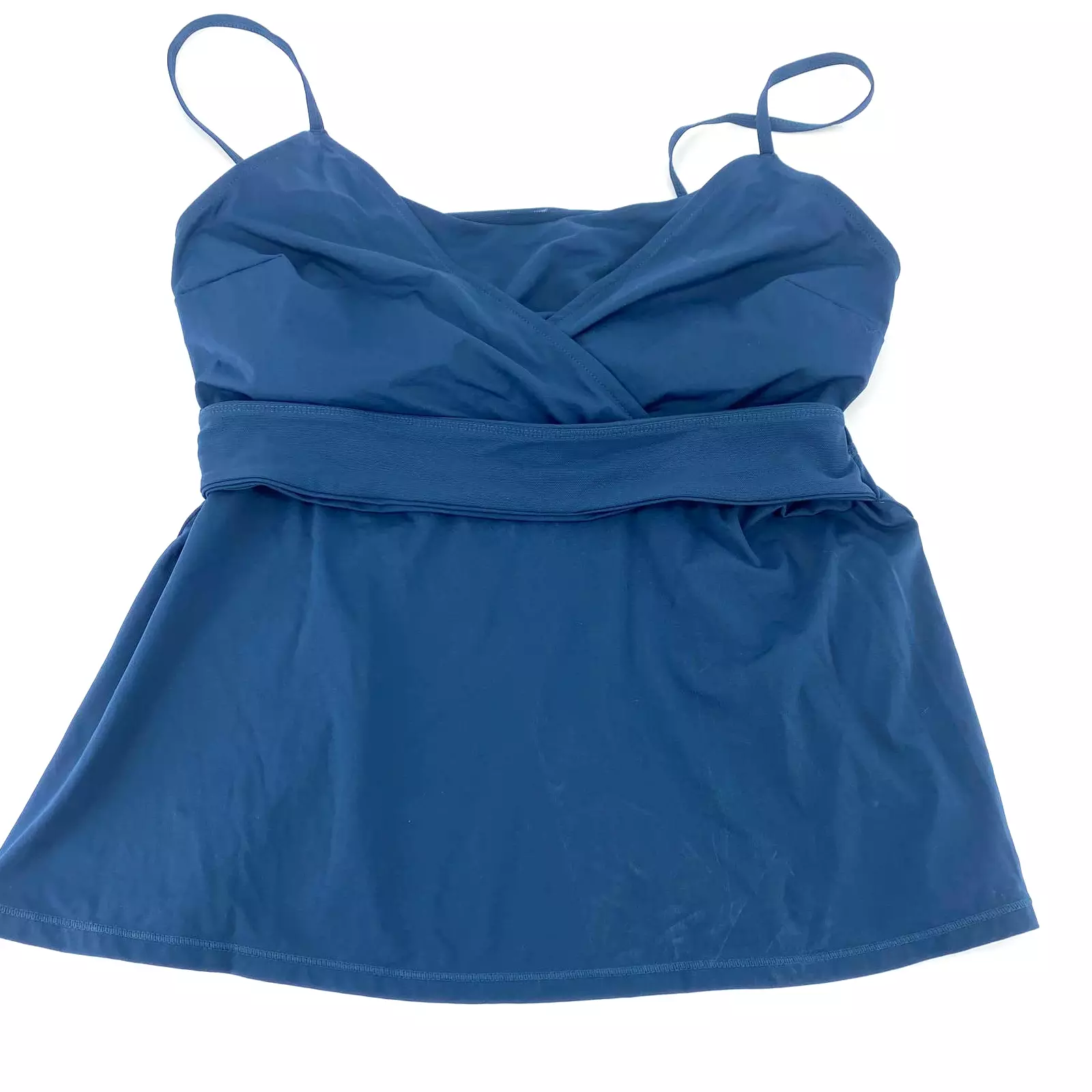 sweaty-betty dark teal spaghetti straps athleisure tank-top