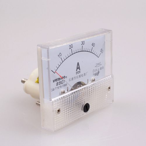 HUA Brand Ammeter DC 100A Analog Panel Ammeter Gauge With Shunt - 85C1 Current Meter For