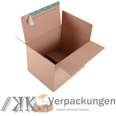 10 System-Versand-Transportkartons  500x390x350 - 215 mm Kartons Selbstklebend