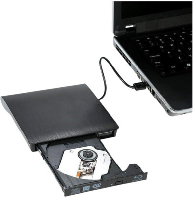 USB 3.0 External Blu-ray Player Burner 4K UHD 3D BU40N Blu-ray BDXL Writer Drive
