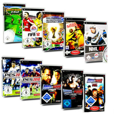 PSP Sportspiele Fifa 12 13 14 PES Tony Hawk Underground 2 WWE Smackdown vs. Raw