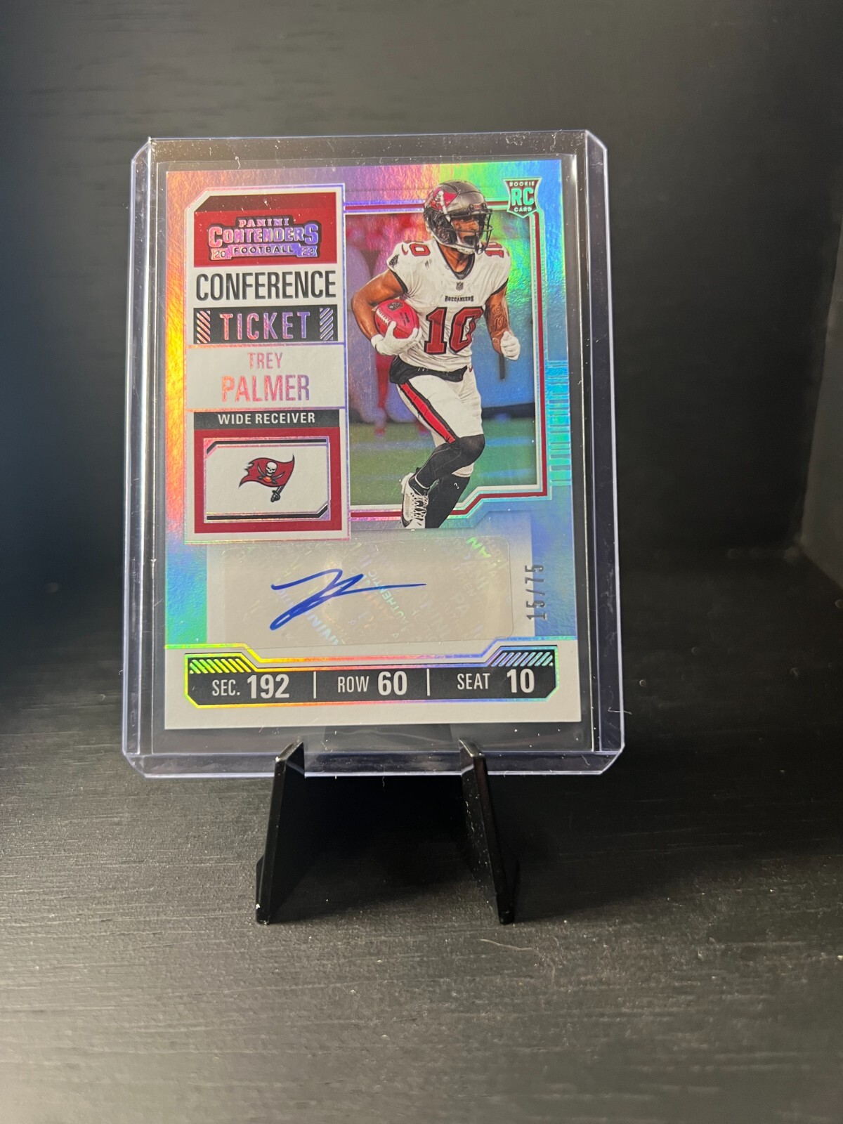 2023 Panini Contenders - Conference Ticket Silver Auto #263 Trey Palmer RC /75