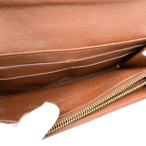 Portafoglio lungo Louis Vuitton Porte Monnaie Credit monogramma pelle M61726 05FB262 - Foto 10 di 16