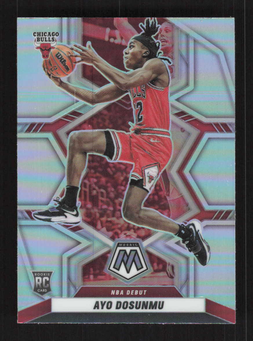 Ayo Dosunmu RC 2021 Panini Mosaic  Silver Prizm NBA Debut Chicago Bulls #279