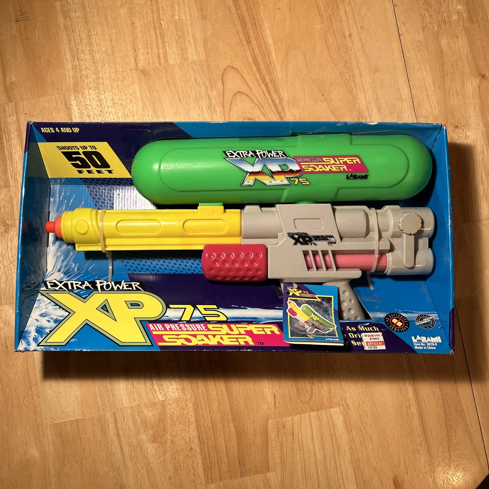 VINTAGE 1994 LARAMI SUPER SOAKER XP75 NEW SEALED NOS