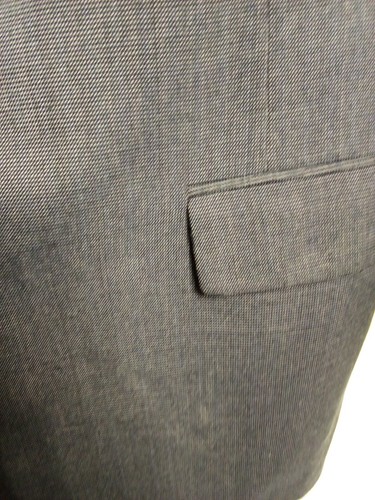 The American Trend Mens Suit Set Blazer And Pants Blue Vintage Size 44R - Picture 4 of 23