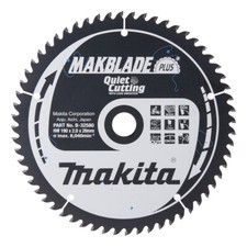 Image of Makita MAKBLADE PLUS Circular Mitre Saw Blade for Wood 190mm 60T 20mm