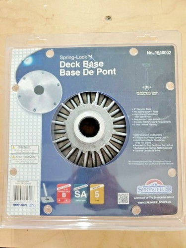Springfield Marine Boat Spring-Lock Aluminum Deck Base 9
