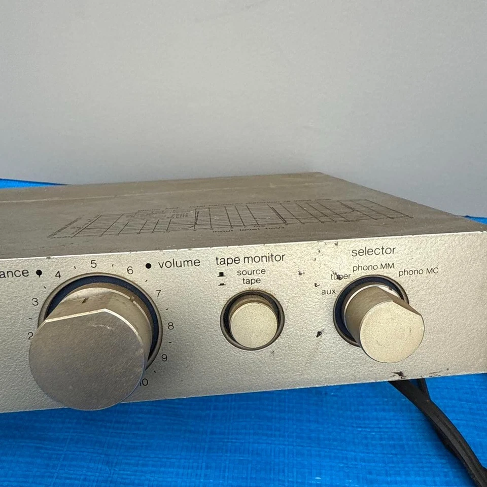 Technics SU-C01 Silver Preamplifier Vintage From Japan - Image 4 of 4