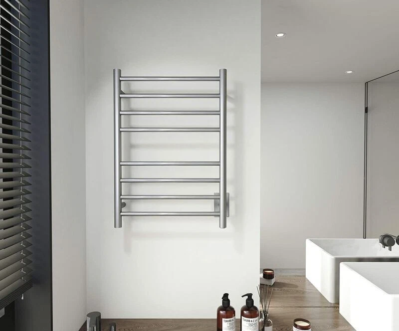 SHARNDY Electric Towel Warmer Rack Brushed Nickel ETW44 Stainless Steel  4+4... | eBay
