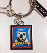 Top Paw Retro Key Chain Dog Bull Dog