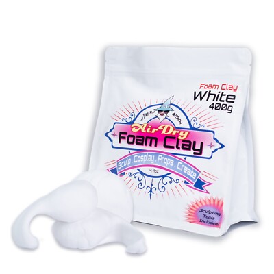 Air Dry Foam Clay - Molding Crafts - 400 grams