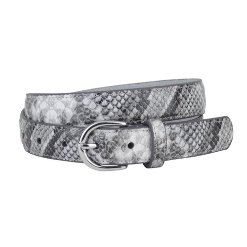 WCM New York | Vintage Python Snakeskin Print Leather Belt  display picture 3