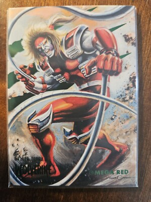 #51 OMEGA RED 2023 2024 Marvel Fleer Ultra Wolverine GREEN X-MEN