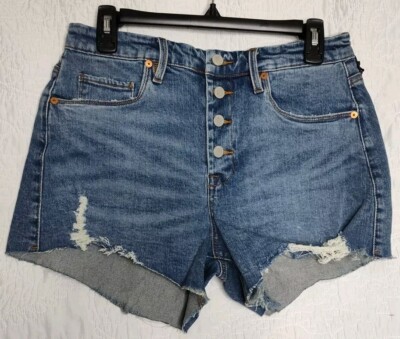 NWT Blank NYC The Barrow Vintage High Rise Button Fly Cut Off - Main Image