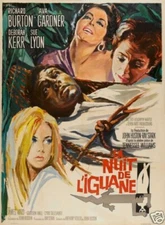 The night of the iguana Richard Burton movie poster print