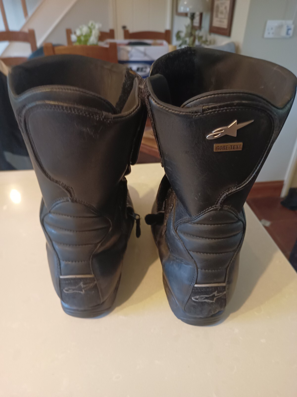 Mens motorcycle boots size 11 used eBay
