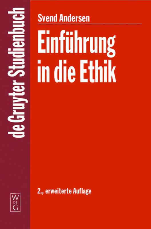 Thumbnail - Einführung In Die Ethik Svend Andersen