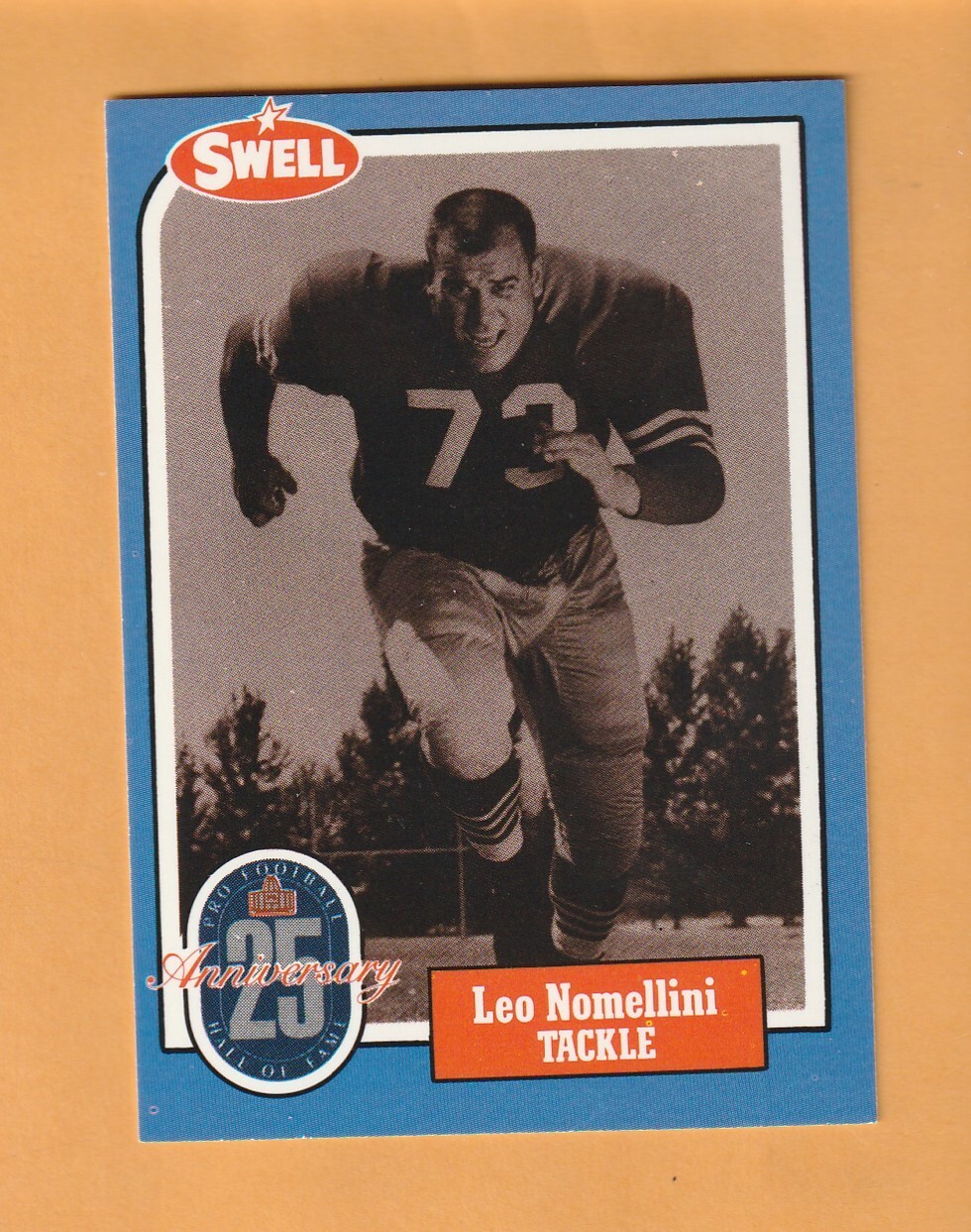 Leo Nomellini San Francisco 49ers 1988 Swell Greats #93 Minnesota Gophers 6B