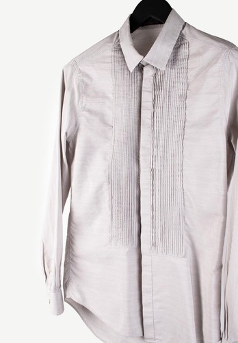 Camicia uomo Louis Vuitton originale a righe slim con bottoni taglia 40 (S/M) H2967 - Foto 3 di 7