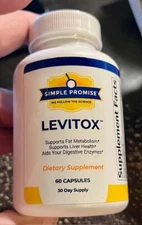 Simple Promise LEVITOX - Metabolism, Digestive & Liver Health (60 Caps) 09/2027!