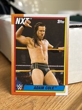 Adam Cole 2021 Topps Heritage WWE Base Card #77 AEW Wrestling Card