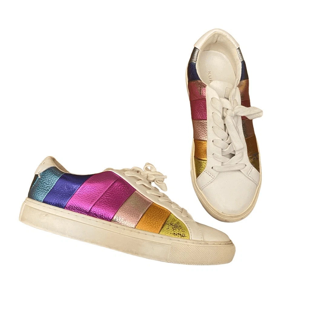 Kurt geiger hotsell lane rainbow trainers